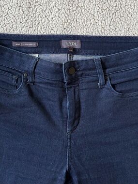 NYDJ Skinny Ankle Jeans in Deep Indigo